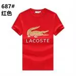 lacoste t-shirt new arrival t-shirt  lacoste sport respirant imprime crocodile 3d rouge